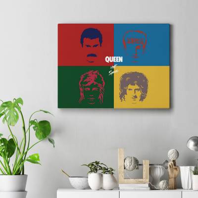تابلو کنواس (بوم) queen hot space