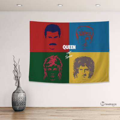 بک دراپ queen hot space