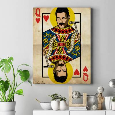 تابلو کنواس (بوم) queen Freddie Mercury 