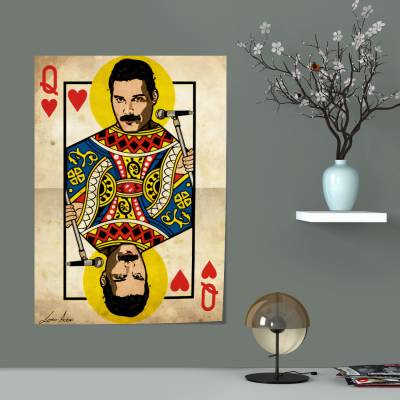 پوستر سیلک queen Freddie Mercury 