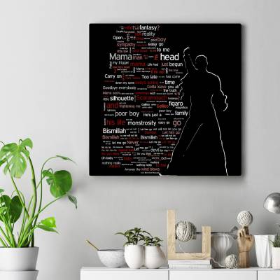 تابلو کنواس مربع (بوم) اهنگ های کویین