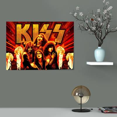 پوستر سیلک KISS BAND