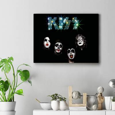 تابلو کنواس (بوم) KISS KISS