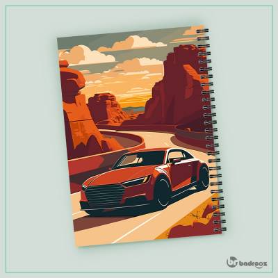 دفتر یادداشت طرح ماشین - کد : 008