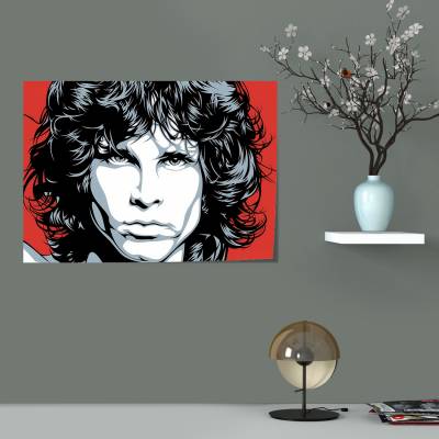 پوستر سیلک Jim Morrison the doors