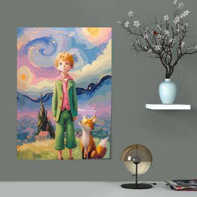 پوستر سیلک طرح شازده کوچولو - کد : 001