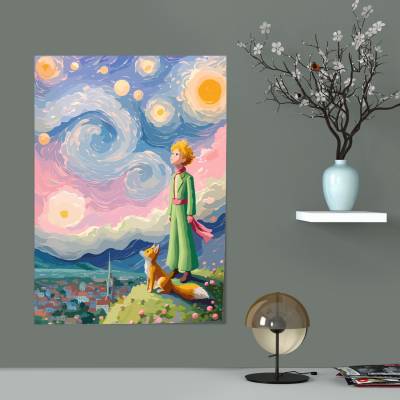 پوستر سیلک طرح شازده کوچولو - کد : 004
