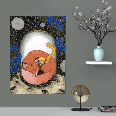 پوستر سیلک طرح شازده کوچولو - کد : 006