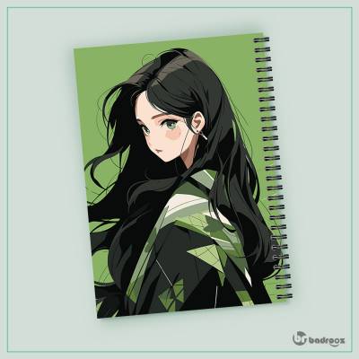 دفتر یادداشت طرح دخترانه - کد : 030