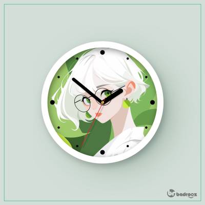 ساعت دیواری  طرح دخترانه - کد : 035