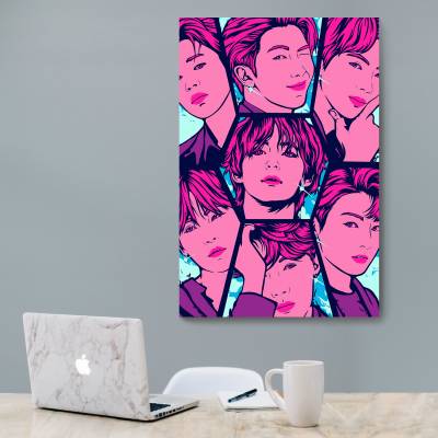 شاسی   طرح BTS - بی تی اس - کد : 009