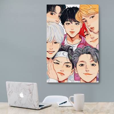 شاسی  طرح BTS - بی تی اس - کد : 019