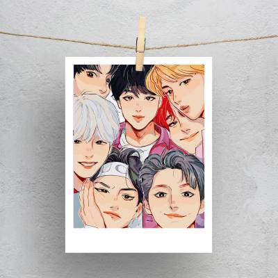 پولاروید طرح BTS - بی تی اس - کد : 019