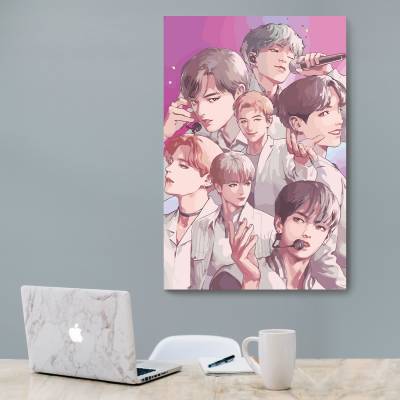شاسی  طرح BTS - بی تی اس - کد : 020