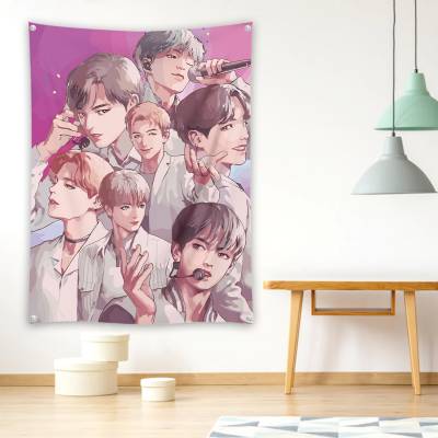 دراپ بنر طرح BTS - بی تی اس - کد : 020