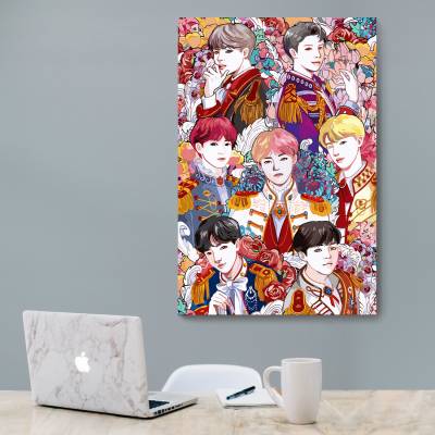 شاسی  طرح BTS - بی تی اس - کد : 024