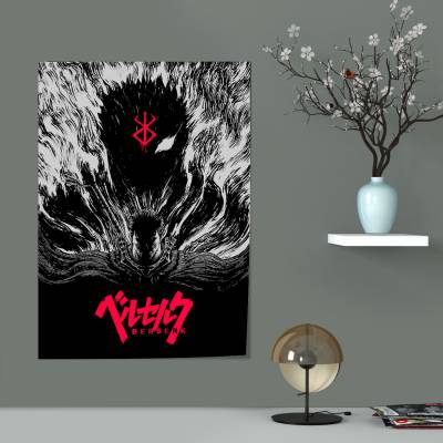پوستر سیلک طرح برزرک Berserk ( مانگا ) - کد : 003