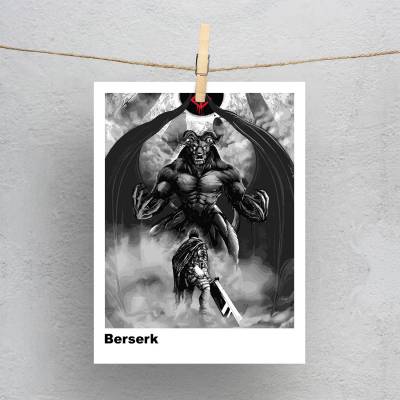 پولاروید طرح برزرک Berserk ( مانگا ) - کد : 004
