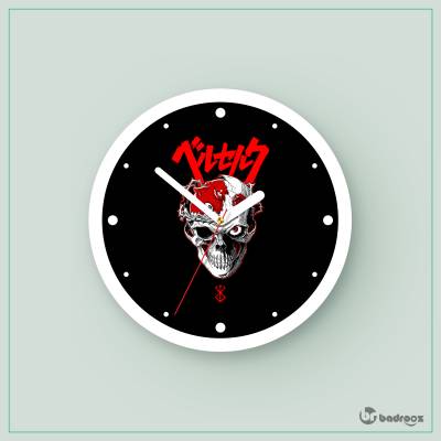 ساعت دیواری  طرح برزرک Berserk ( مانگا ) - کد : 005