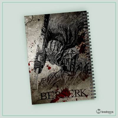 دفتر یادداشت طرح برزرک Berserk ( مانگا ) - کد : 006