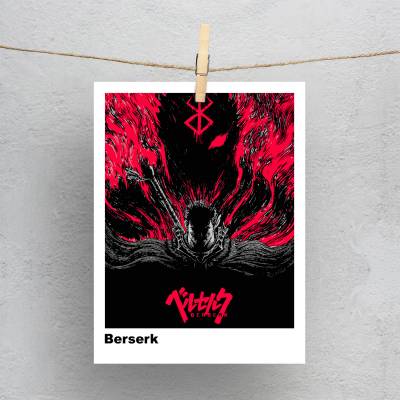 پولاروید طرح برزرک Berserk ( مانگا ) - کد : 008