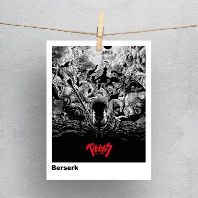 پولاروید طرح برزرک Berserk ( مانگا ) - کد : 010