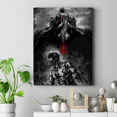 تابلو کنواس (بوم) برزرک Berserk ( مانگا ) -12