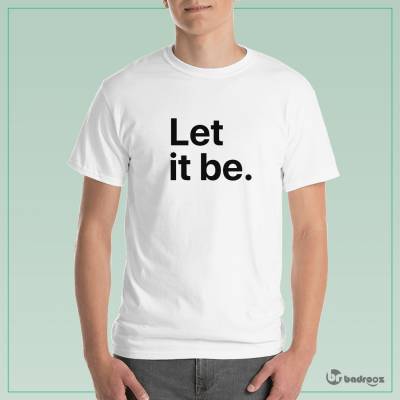 تی شرت مردانه let it be بیتلز