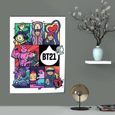 پوستر سیلک بی تی اس 61