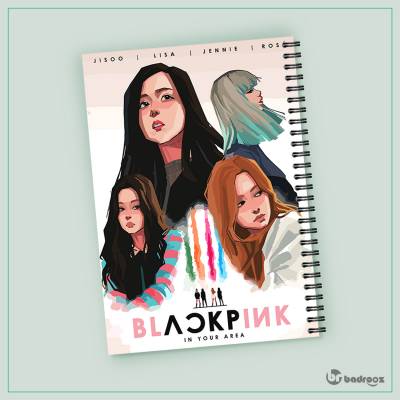 دفتر یادداشت بلک پینک - 5