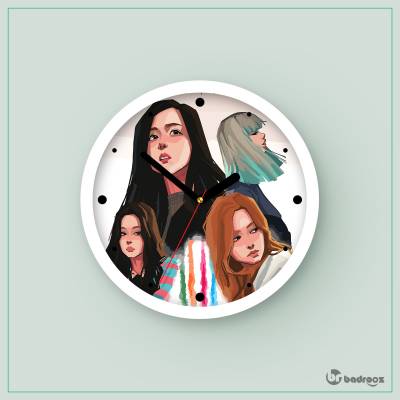 ساعت دیواری  بلک پینک - 5