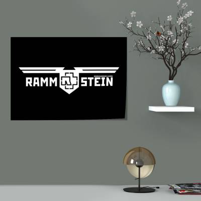 پوستر سیلک Rammstein logo