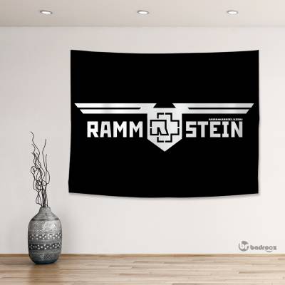 بک دراپ Rammstein logo