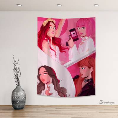 دراپ بنر بلک پینک - 9