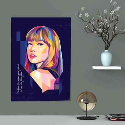 پوستر سیلک بلک پینک - 10