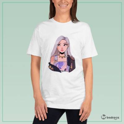 تی شرت زنانه بلک پینک - 18