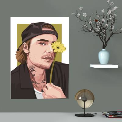 پوستر سیلک جاستین بیبر - 7