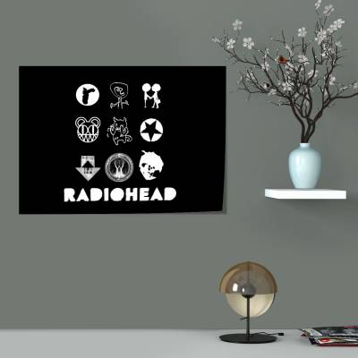 پوستر سیلک radiohead