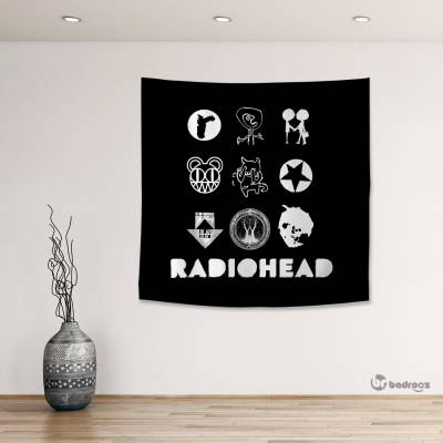 بک دراپ مربع radiohead