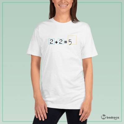 تی شرت زنانه radiohead 2+2=5