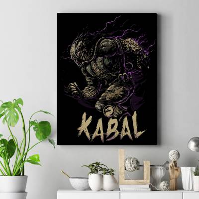 تابلو کنواس (بوم) مورتال کمبت - 1