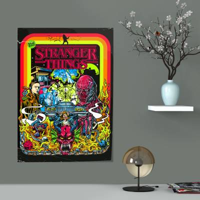 پوستر سیلک چیزهای عجیب Stranger Things - 3