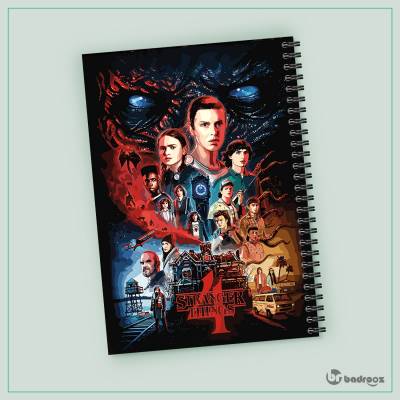 دفتر یادداشت چیزهای عجیب Stranger Things - 4