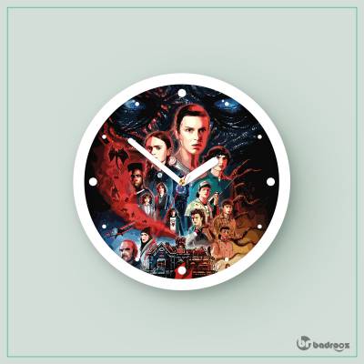 ساعت دیواری  چیزهای عجیب Stranger Things - 4