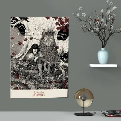 پوستر سیلک بازی تاج و تخت - 8
