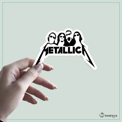 استیکر metallica logo