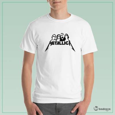 تی شرت مردانه metallica logo