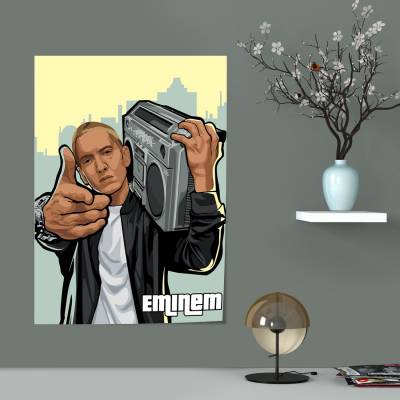 پوستر سیلک امینم - 4