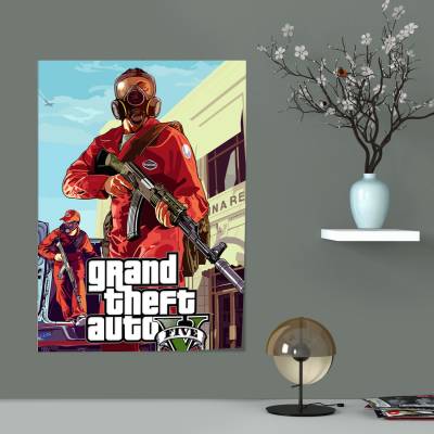 پوستر سیلک جی تی ای -GTA -4