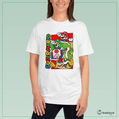 تی شرت زنانه  سوپر ماریو - 6